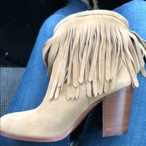 Frye Ilana fringe bootie
